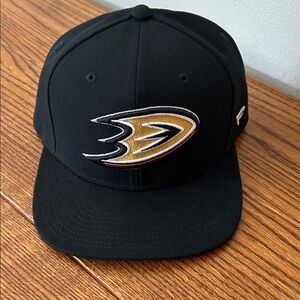 Fanatics Black Anaheim Ducks Snapback Hat